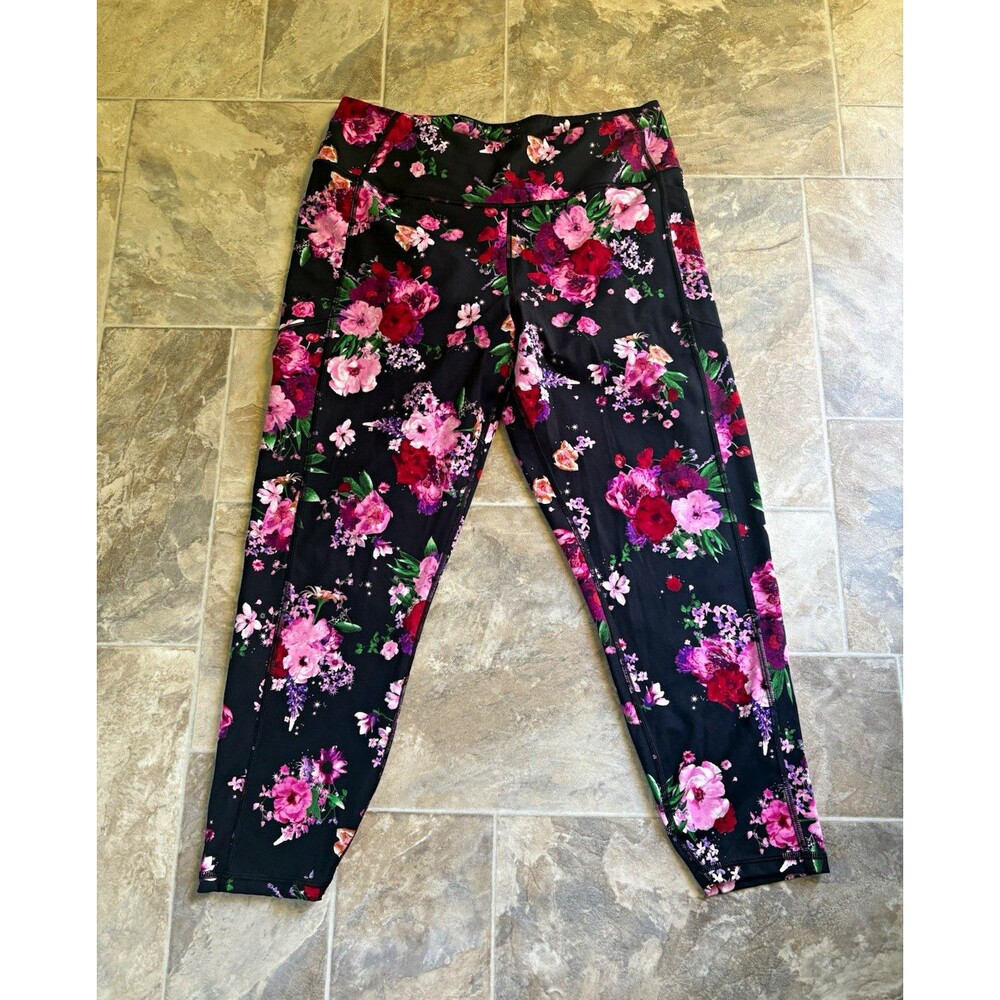 Victoria's Secret Victoria Sport Women's XL High Rise Floral Ankle Leggings
